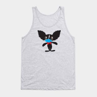 Hola Rico Face Mask With Bowtie Tank Top